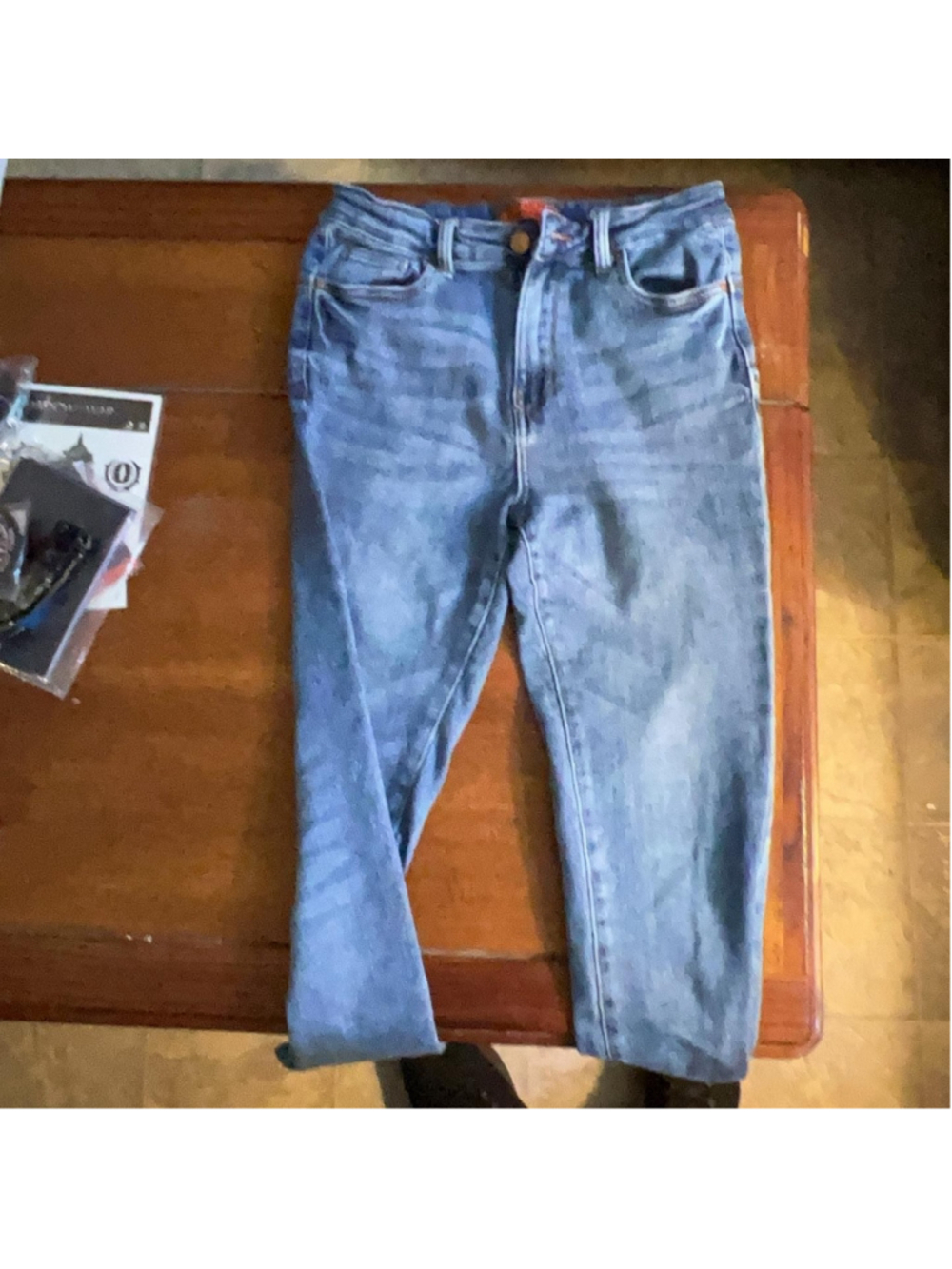 Wax Jean Butt I Love You Jeans Juniors 9 Blue Light Wash Skinny 29 Slim Denim